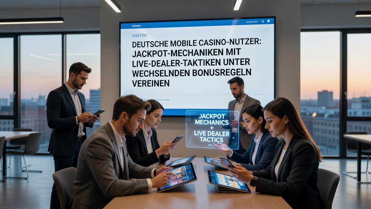 Deutsche Spieler auf mobilen Plattformen nutzen Jackpot-Features und Live-Dealer-Sessions in regulierten Umgebungen