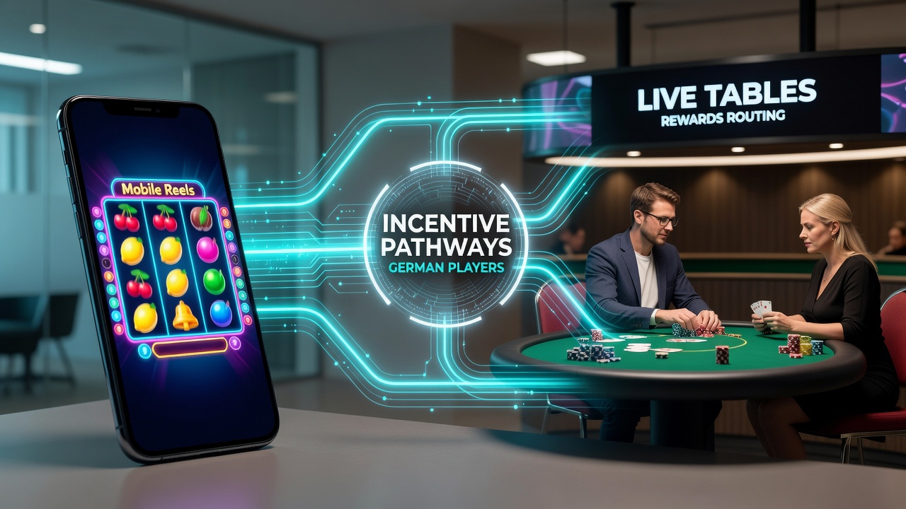Illustration der Belohnungsumleitung zwischen mobilen und Live-Spielmodi