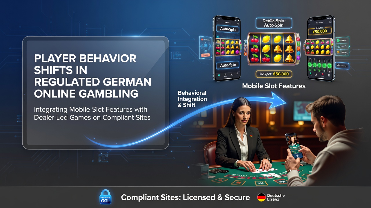 Spieler nutzen mobile Slots und Live-Dealer-Spiele auf regulierten deutschen Plattformen