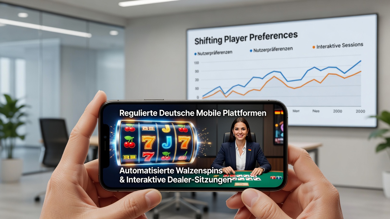 Kombination aus automatisierten Walzenspielen und Live-Dealer-Sessions auf deutschen Mobilplattformen